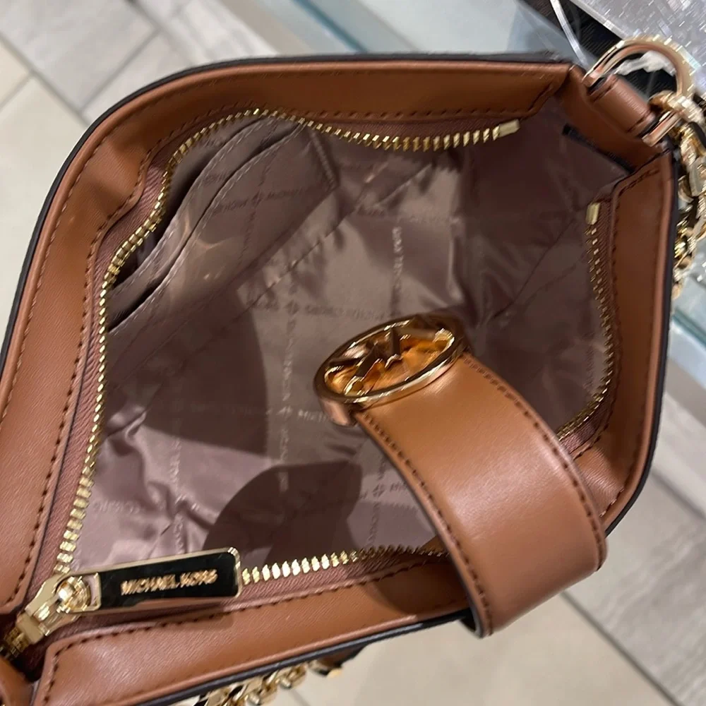Michael Kors Carmen Small Logo Shoulder Pouchette Bag in Brown
NWT - Picture 15 of 16